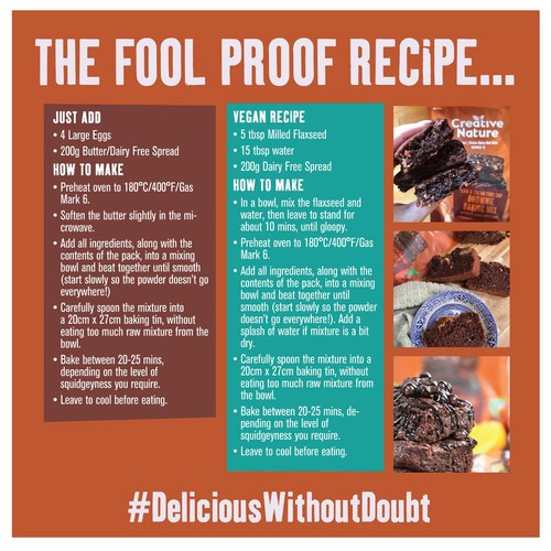 Creative Nature Gluten Free Fudgy Brownie Mix thumbnail 4