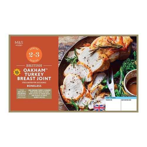 M&S Select Farms British Oakham Turkey Breast Joint Small Frozen thumbnail 2