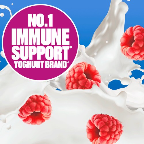Actimel Raspberry Fat Free Immune Support Yoghurt Drink Multipack thumbnail 4