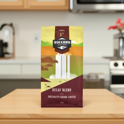 Volcano Coffee Works Decaf Delicious Anytime Espresso Beans thumbnail 2