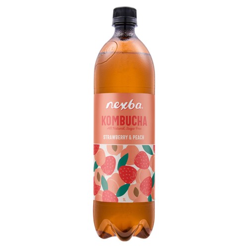 Nexba Strawberry & Peach Kombucha