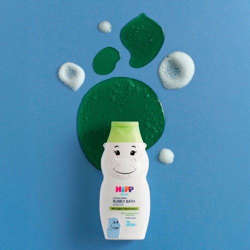 HiPP Kids Clean & Green Bubble Bath Hippo for Sensitive Skin  thumbnail 2