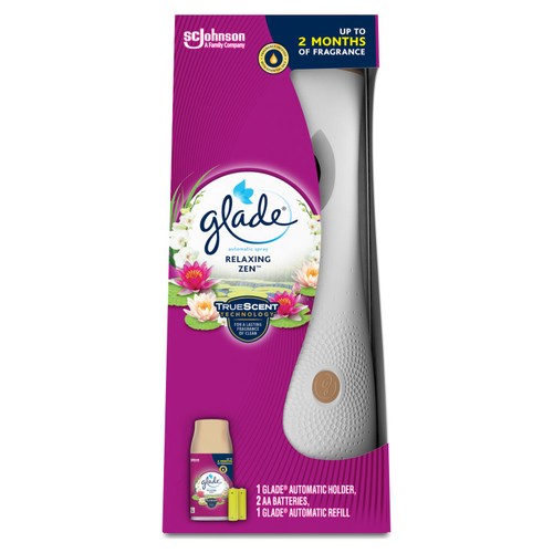Glade Automatic Spray Holder & Refill Relaxing Zen Air Freshener thumbnail 2