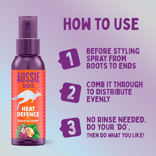 Aussie SOS Instant Heat Saviour Hair Spray thumbnail 7