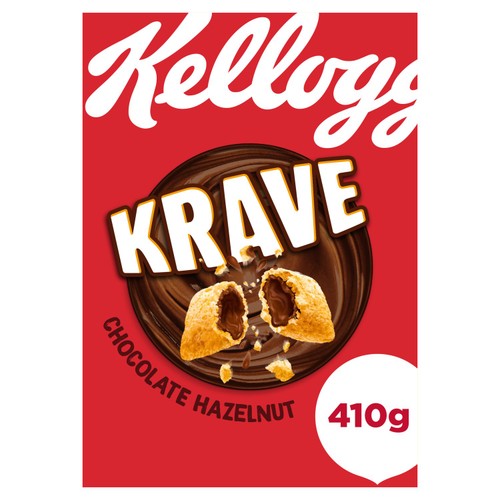Kellogg's Krave Chocolate Hazelnut Breakfast Cereal