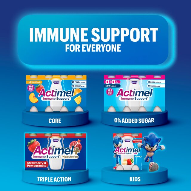 Actimel Multifruit Immune Support Yoghurt Drink Multipack thumbnail 7