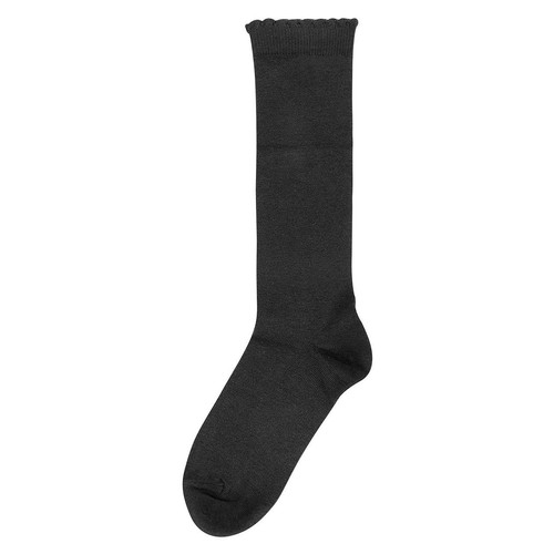M&S Knee High Socks Size 4-7, Black thumbnail 2