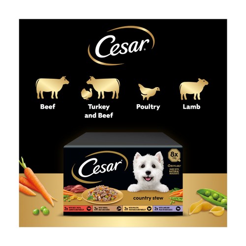 Cesar Country Stew Adult Wet Dog Food Trays Special Selection  thumbnail 4