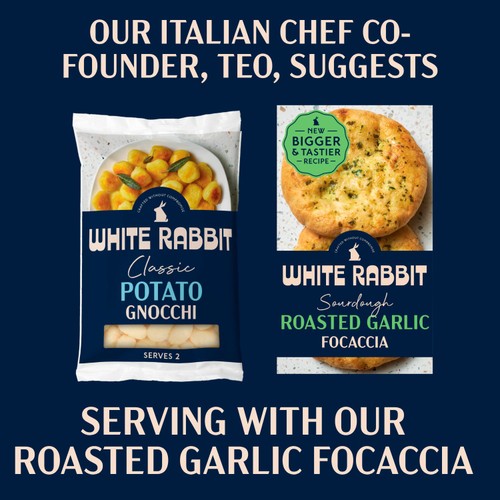 White Rabbit Gluten Free Roasted Garlic Focaccia thumbnail 7