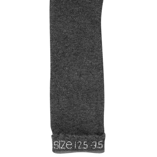 M&S Girls Knee High Socks, Size 4-7, Grey thumbnail 3