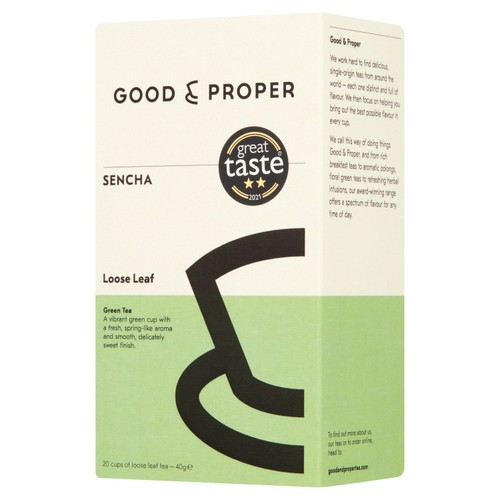 Good & Proper Tea - Loose Leaf Sencha Green Tea thumbnail 2