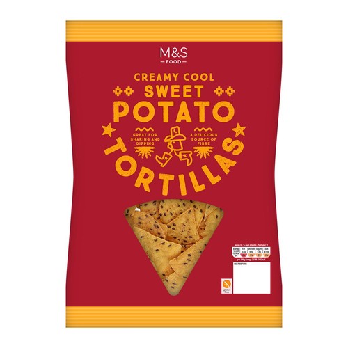 M&S Sweet Potato Tortilla Chips thumbnail 2