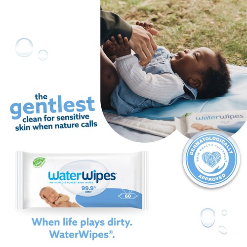 WaterWipes Baby Wipes Sensitive Newborn Plastic Free Wipes 720 Wipes  thumbnail 6