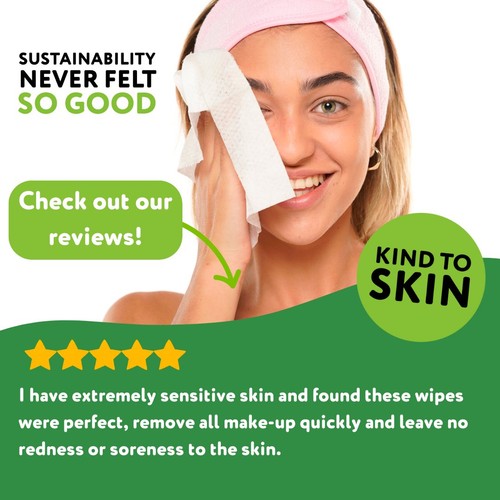 The Cheeky Panda Bamboo Facial Cleansing Wipes Rose Scented thumbnail 2