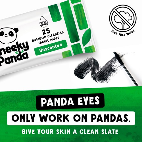 The Cheeky Panda Bamboo Facial Cleansing Wipes Unscented thumbnail 8