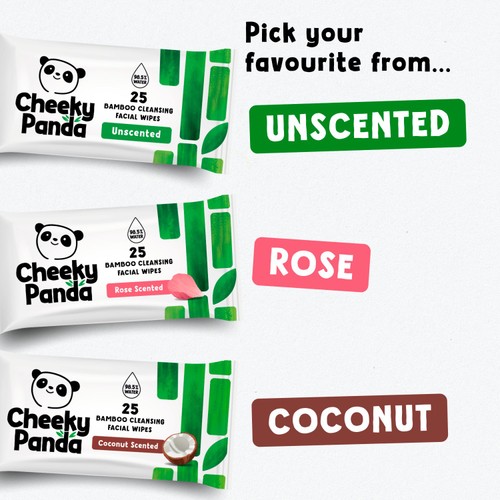 The Cheeky Panda Bamboo Facial Cleansing Wipes Unscented thumbnail 9