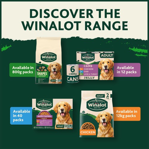 Winalot Meaty Chunks Puppy Mixed in Gravy Wet Dog Food  thumbnail 5