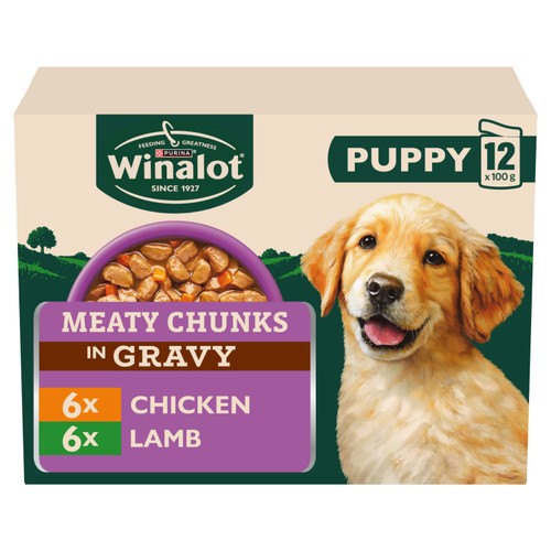 Winalot Meaty Chunks Puppy Mixed in Gravy Wet Dog Food  thumbnail 9