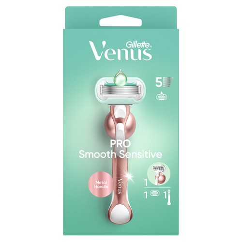Gillette Venus Deluxe Smooth Sensitive Razor Rose Gold thumbnail 2