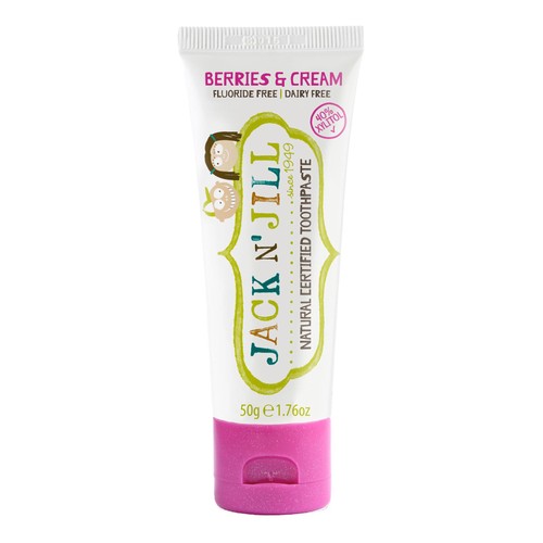 Jack N' Jill Natural Certified Toothpaste Berries & Cream 50g