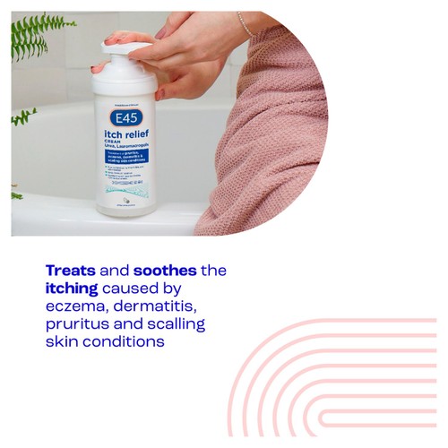 E45 Itch Relief Cream for Itchy Irritated Skin & Eczema thumbnail 2