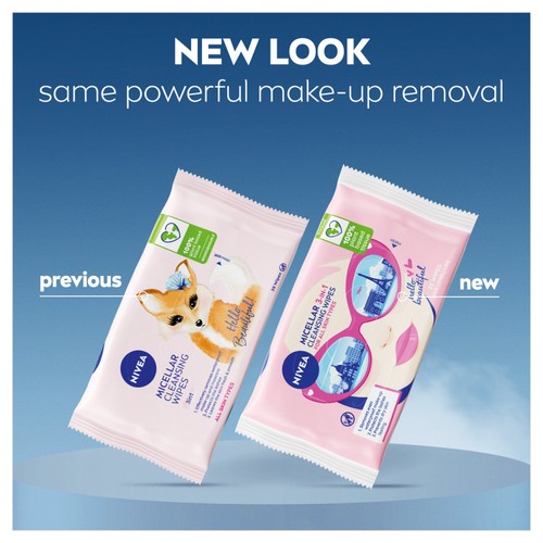 NIVEA Biodegradable 3 in 1 Micellair Micellar Cleansing Face Wipes thumbnail 2