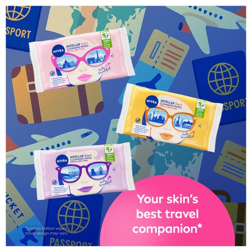 NIVEA Biodegradable 3 in 1 Micellair Micellar Cleansing Face Wipes thumbnail 5