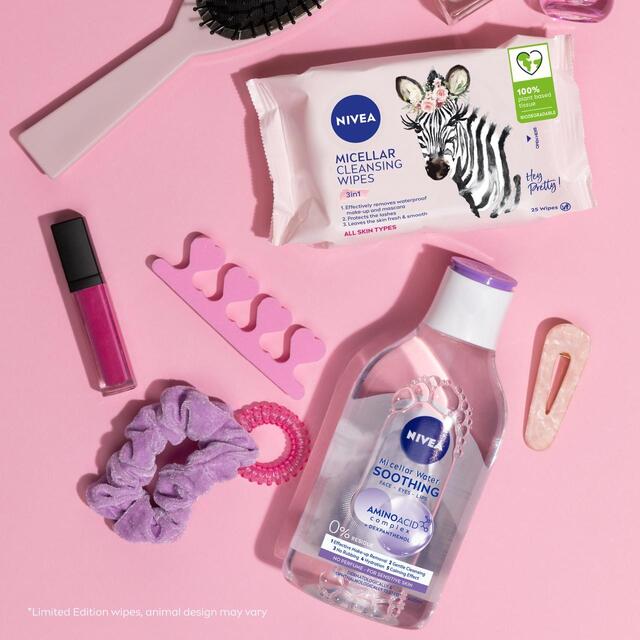 NIVEA Biodegradable 3 in 1 Micellair Micellar Cleansing Face Wipes thumbnail 6