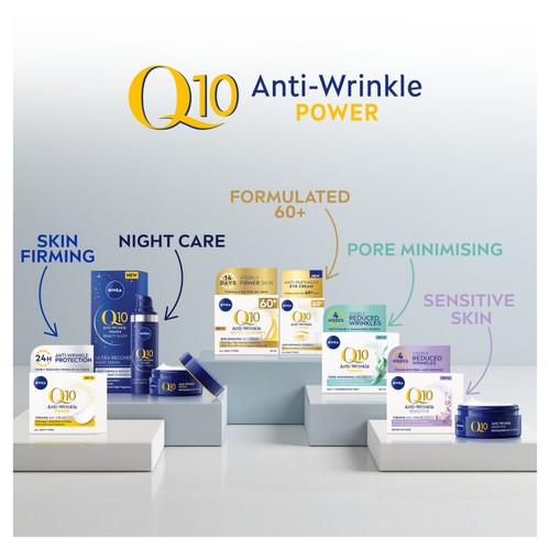 NIVEA Q10 Power Anti-Wrinkle Day Face Cream SPF15 for Sensitive Skin thumbnail 4