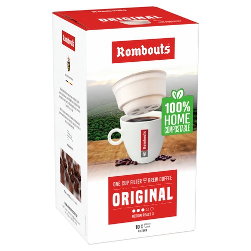 Rombouts Original Compostable One Cup Filter Coffee thumbnail 3