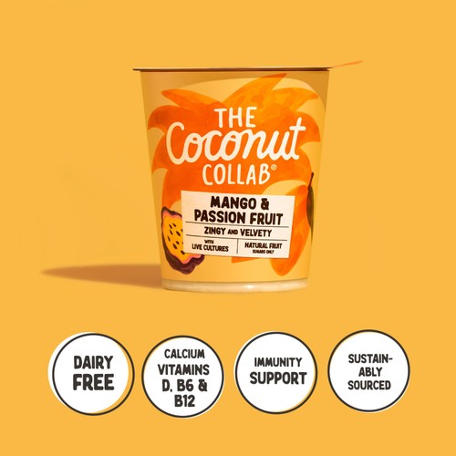 The Coconut Collab Mango & Passionfruit Coconut Yoghurt  thumbnail 5