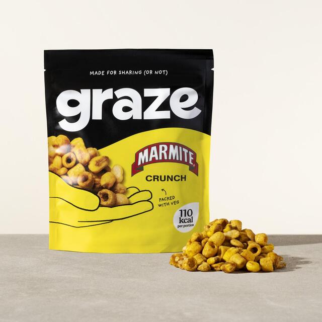 Graze Marmite Crunch Sharing Bag Snack thumbnail 2
