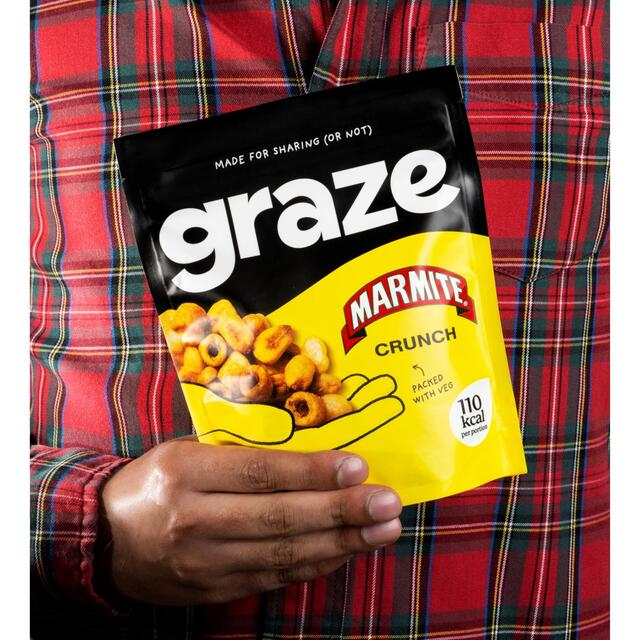Graze Marmite Crunch Sharing Bag Snack thumbnail 3