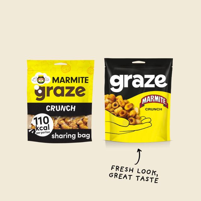 Graze Marmite Crunch Sharing Bag Snack thumbnail 4