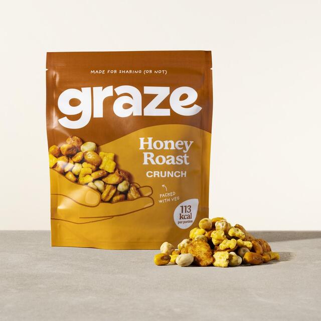 Graze Honey Roast Crunch Sharing Bag Snack thumbnail 2