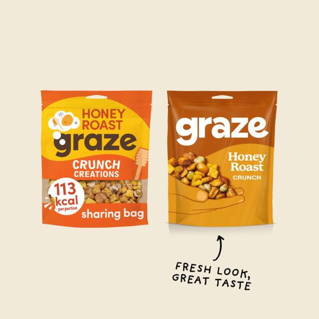 Graze Honey Roast Crunch Sharing Bag Snack thumbnail 5