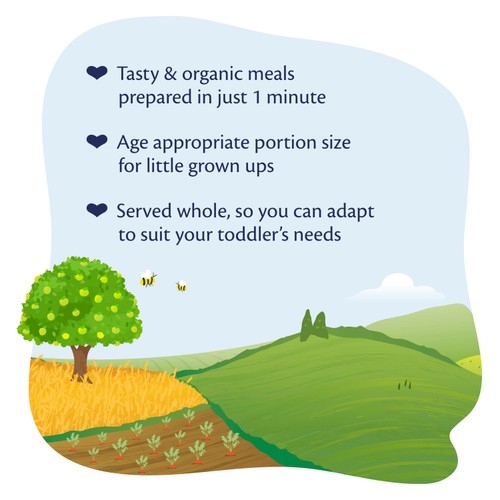 HiPP Organic Vegetable Cannelloni Toddler Tray Meal 15+ Months thumbnail 3
