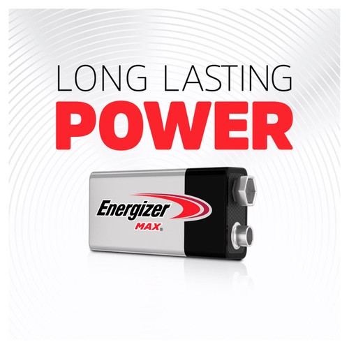 Energizer Max 9V Batteries, Alkaline thumbnail 2