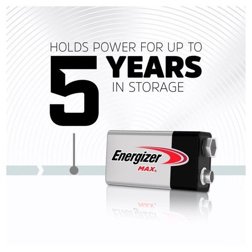 Energizer Max 9V Batteries, Alkaline thumbnail 6