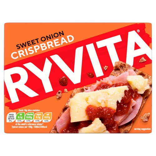 Ryvita Crispbread Sweet Onion Crackers