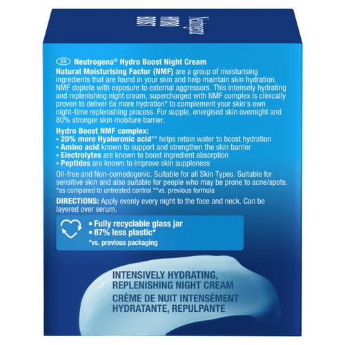 Neutrogena Hydro Boost Night Cream for Dry Skin thumbnail 8