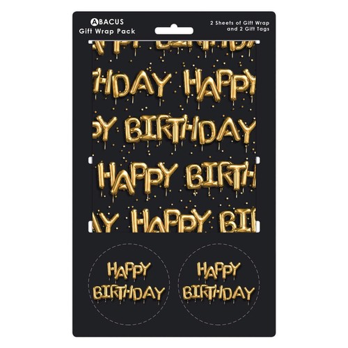 Birthday Balloons Gift Wrap Sheets & Tags thumbnail 3
