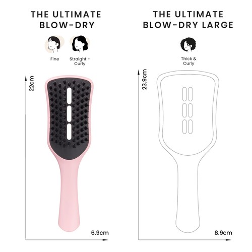 Tangle Teezer Easy Dry & Go Vented Hairbrush, Tickled Pink thumbnail 4