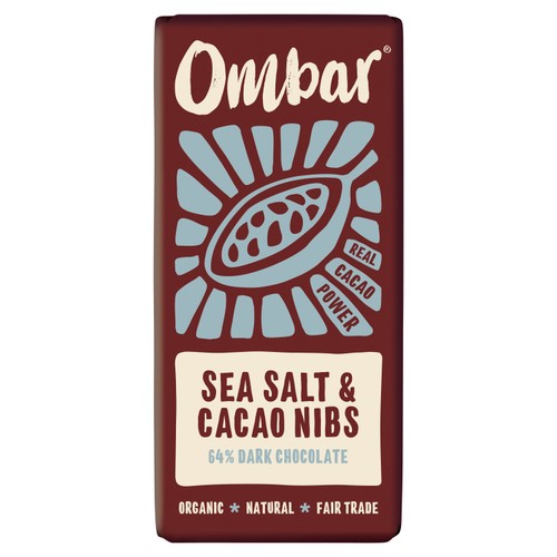 Ombar Salt & Nibs Organic Vegan Fair Trade Chocolate