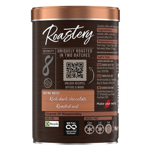 Nescafe Gold Blend Roastery Collection Dark Roast Instant Coffee  thumbnail 3