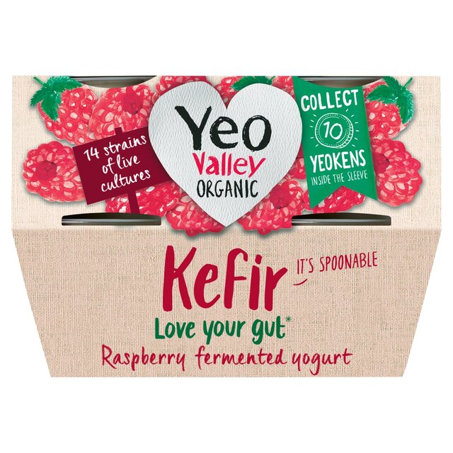 Yeo Valley Organic Raspberry Kefir Yogurt thumbnail 2