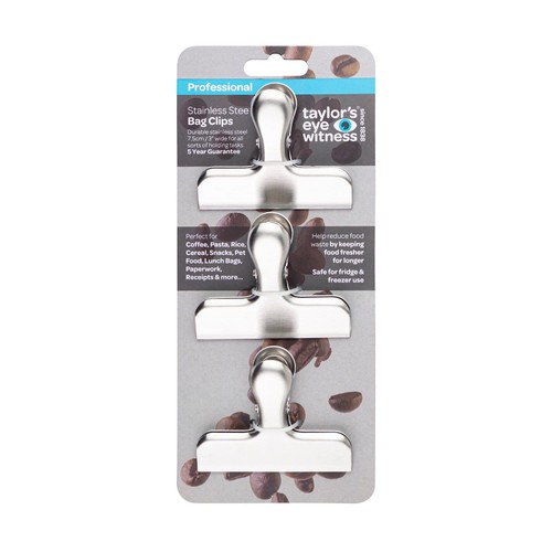 Stainless Steel Medium Bag Clips thumbnail 4