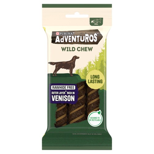 Adventuros Wild Chew Venison Small Dog Treats thumbnail 2