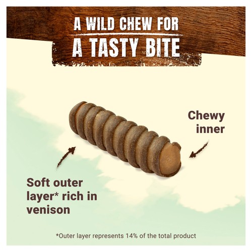 Adventuros Wild Chew Venison Small Dog Treats thumbnail 5