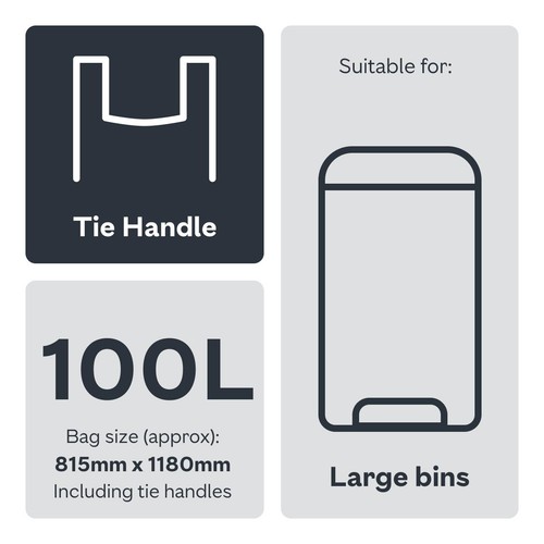 Ocado Large Black  Extra Strong Refuse Sacks thumbnail 3